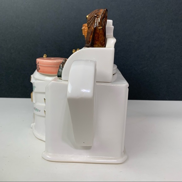 VTG Parrington Designs Modes De Paris Handbags Tea Pot - Picture 3 of 8